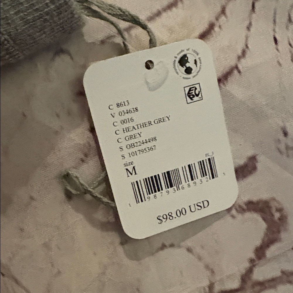 Free People Tryouts Pullover grey NwT med - Picture 8 of 8